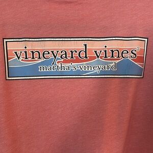 Vineyard Vines Pink Short Sleeve Tee Meium in coral